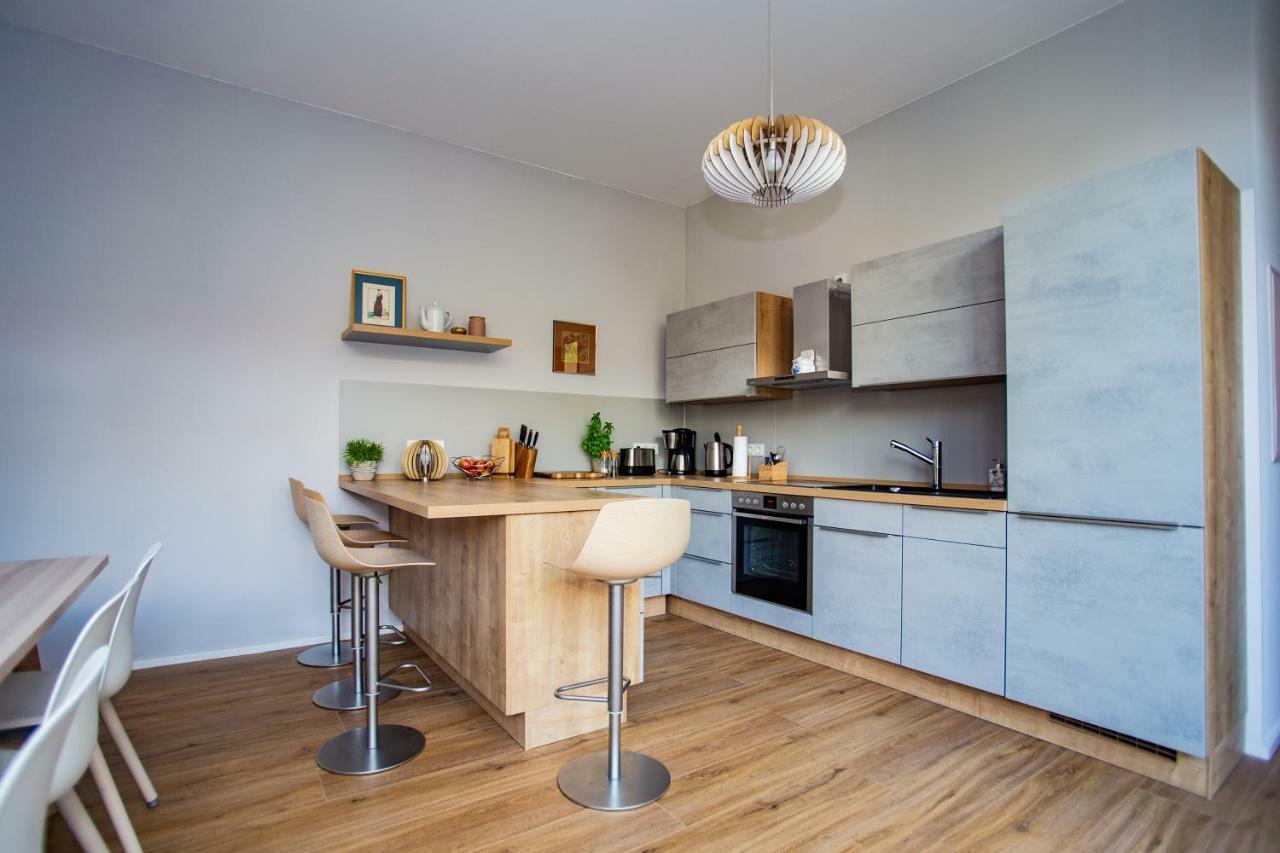 Eckhof Domizil - Grosszuegige Ferienwohnung Mit Kleinem Garten In Der Altstadt Von Gotha Kültér fotó