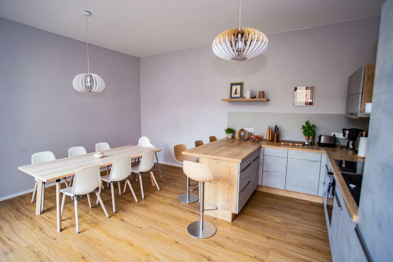Eckhof Domizil - Grosszuegige Ferienwohnung Mit Kleinem Garten In Der Altstadt Von Gotha Kültér fotó