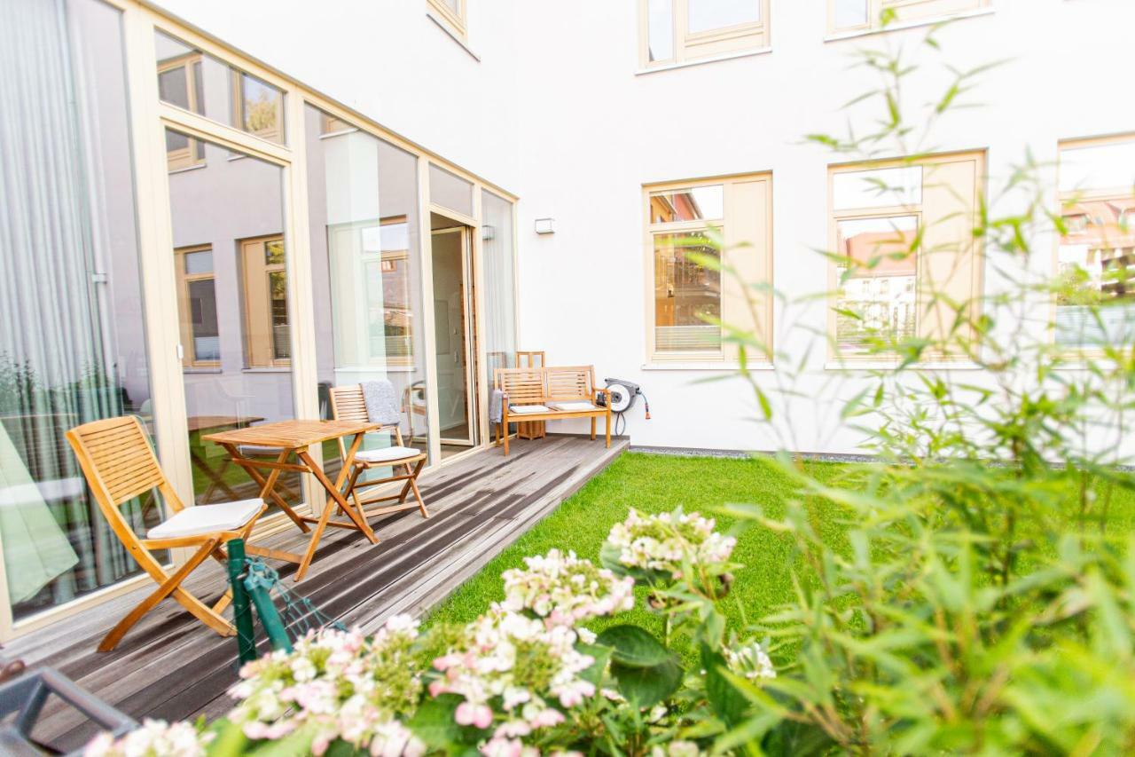 Eckhof Domizil - Grosszuegige Ferienwohnung Mit Kleinem Garten In Der Altstadt Von Gotha Kültér fotó